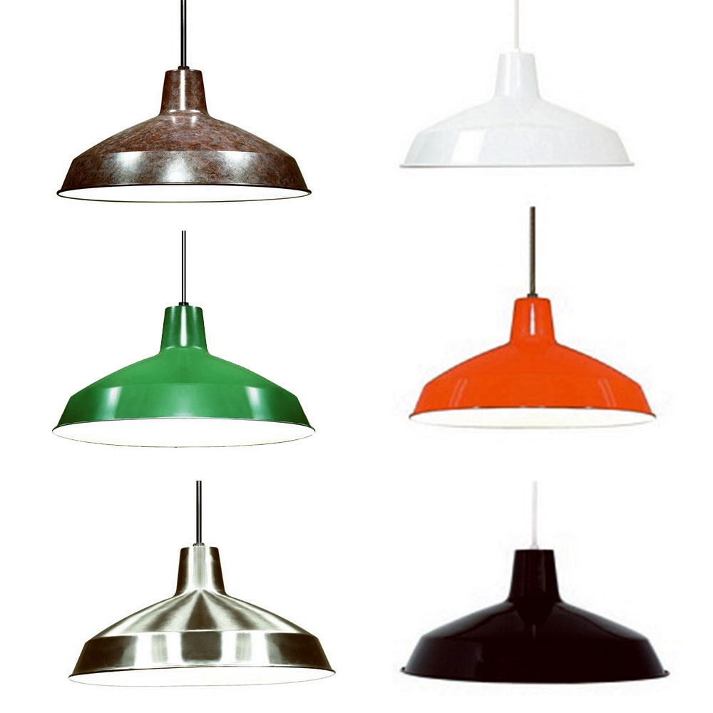 Commercial hanging shop light fixtures